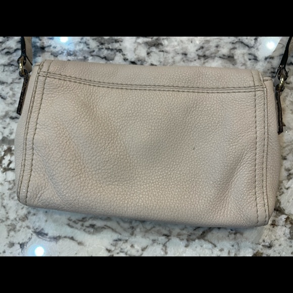 Kate Spade Cobble Hill Marsala Cream Foldover Bag - Picture 5 of 12